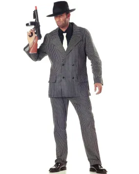 20s Gangster Pinstripe Mens Costume