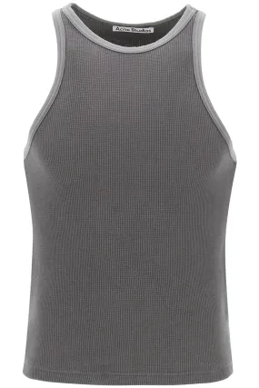 ACNE STUDIOS cotton waffle tank top