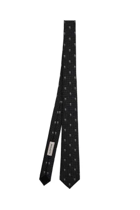 ALEXANDER MCQUEEN embroidered silk tie set