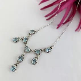 Blue Glacier Necklace - VNKL264