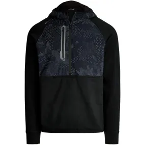 Camo Performance Hybrid Half Zip Hoodie Polo Black/Polo Black Dot Camo - SS24