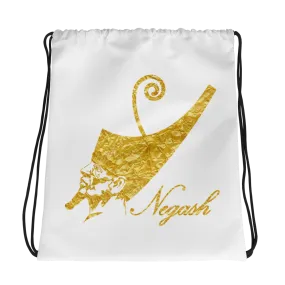 Negash ™ Gold Pharaoh Drawstring bag