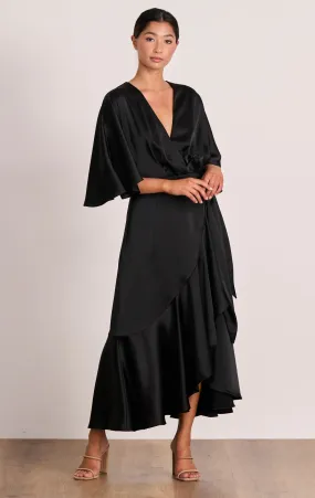 Seeker Cape Midi Black