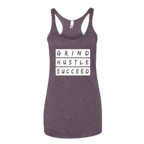 Women's Grind Hustle Succeed racerback tank